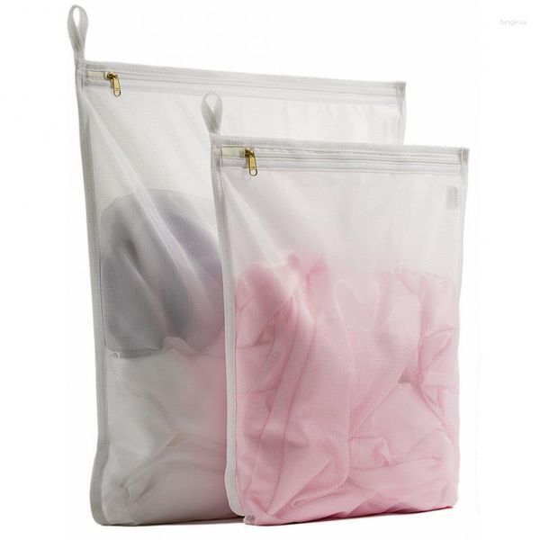 Çamaşır torbaları çanta makine için özel yıkama anti deformasyon Koreli bebek floresan olmayan ağ üç iğne iplik