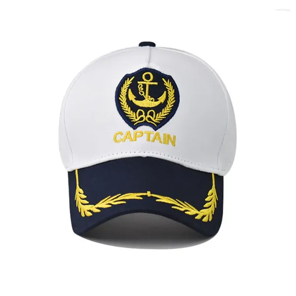 Ball Caps Erwachsene Yacht Boot Schiff Matrose Kapitän Kostüm Baseball Hut Kappe Baumwolle Admiral Kapitäne Für Männer Bootfahren