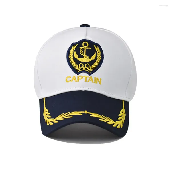 Berretti da baseball per adulti Yacht Barca Nave Marinaio Capitano Costume Cappello da baseball Berretto da ammiraglio in cotone Capitani per uomo in barca