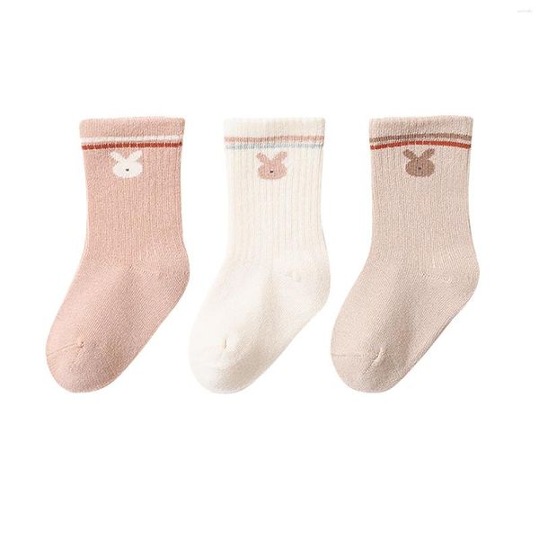 Frauen Socken 3 Paar Drucken Kleine Frische Boden Japanischen Harajuku Einfarbig Frühling Herbst Alle Spiel Für Kinder