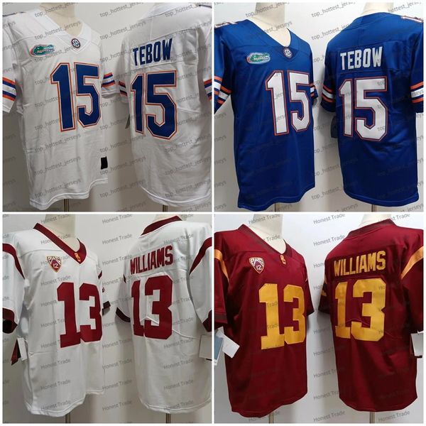 USC Trojan #13 Caleb Williams Fußballtrikots Florida Gators 15 Tim Tebow Fußballtrikot