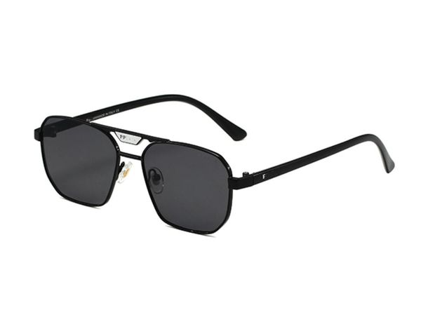 Modedesigner P Sonnenbrille Klassische Brillen Goggle Outdoor Strand Sonnenbrille für Mann Frau Optionale dreieckige Signatur 6 Farben 58