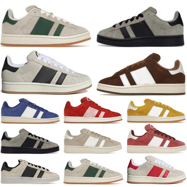 Designer Mens Sapatos Campus Luxo Bad Sneakers 00s Cinza Preto Escuro Verde Nuvem Branco Dia dos Namorados 00 Dia Coelho Azul Womens Trainer