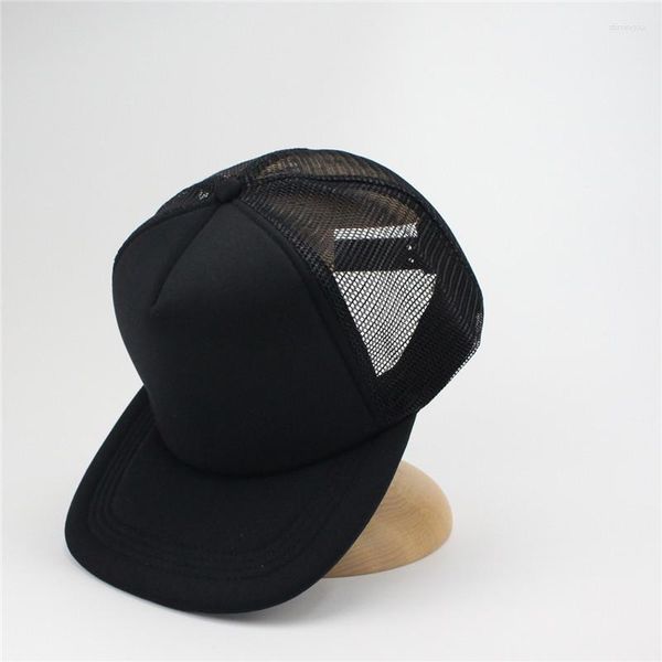 Bonés de bola preto liso malha snapback chapéu boné de beisebol masculino unisex gorras hip hop snapbacks chapéus de sol