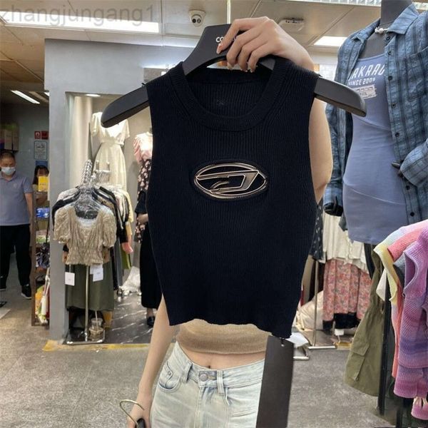 Designer deisel t camisa de malha sem mangas colete para novo emagrecimento e emagrecimento roupas quentes das meninas 2023