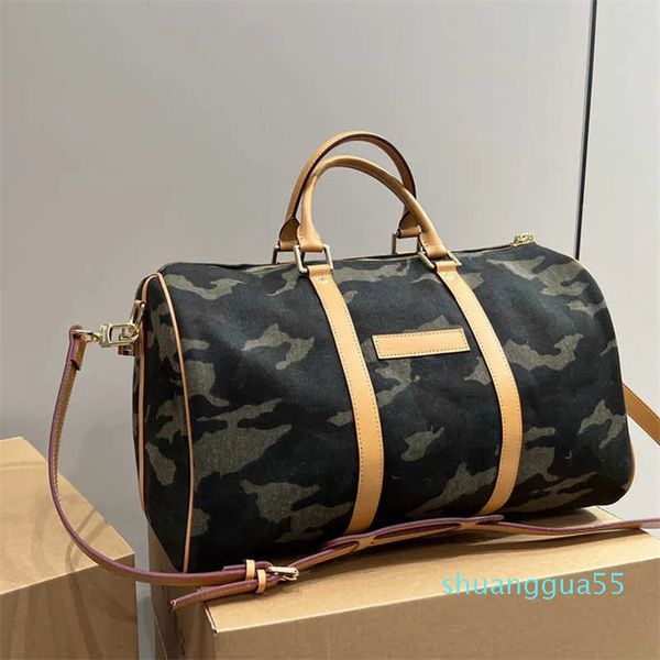 bolsas de muffle masculino bolsas de camuflagem de bagagem de grife de gripe