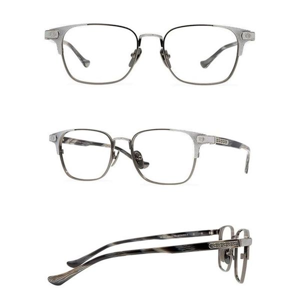 Mode Sonnenbrillenrahmen Belight Optical Männer Japan Design Vintage Quadrat Retro Titan mit Acetat Brillengestell Rezept 3074