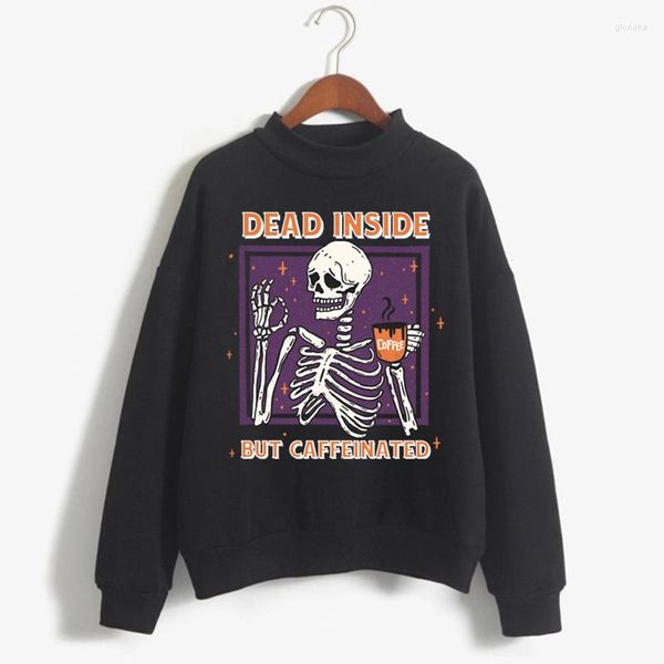 Herren Hoodies Halloween Totenkopf Gothic Pullover Sweatshirt Skelett HipHop Streetwears für Teenager Trendige Vintage Kleidung Steam Punk Y2k Tops