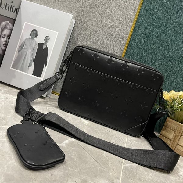 10A Luxus Herren Designer Messenger Bag Umhängetasche Messenger Bags Damen für Tote Wallet Strap Flap Zipper Leder Umhängetaschen Geldbörse Hohe Qualität