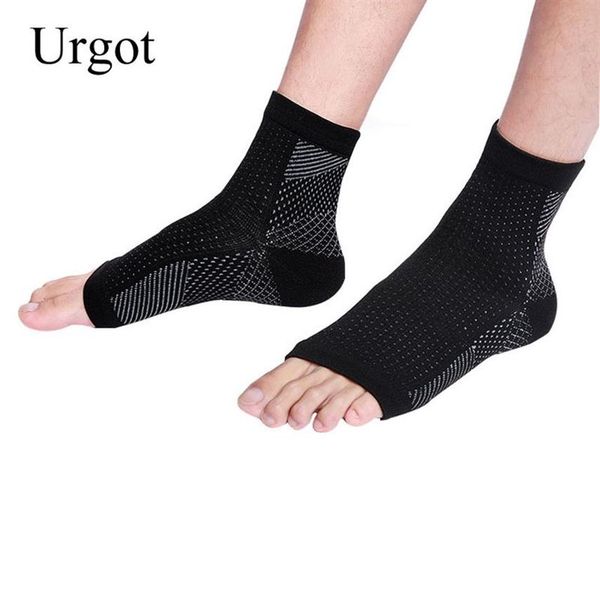 Мужские носки Urgot1 пара Foot Angel против усталости с компрессионным рукавом для поддержки лодыжки Беговой цикл Баскетбол Спорт на открытом воздухе269N