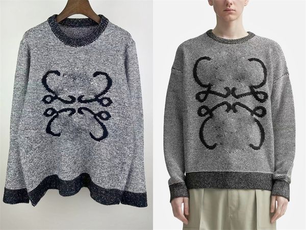 2023Mens Tasarımcı Sweaters Göğüs İşlemeli Rozet Logosu Erkek Hoodies Kadın Sweaters Sweatshirts Çift Modeller Boyut M-3XL Yeni Giysiler 05