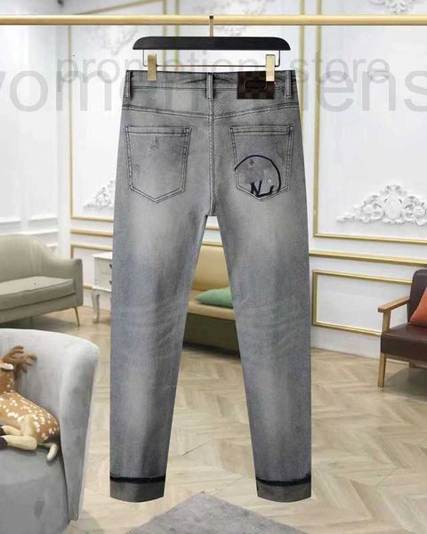 Herren Jeans Designer Designer 2023 Damen Hose Sport Jacquard Stickmuster Label Frühling Sommer Freizeithose Hip Hop Größe 29-40 4RG5 4AY2