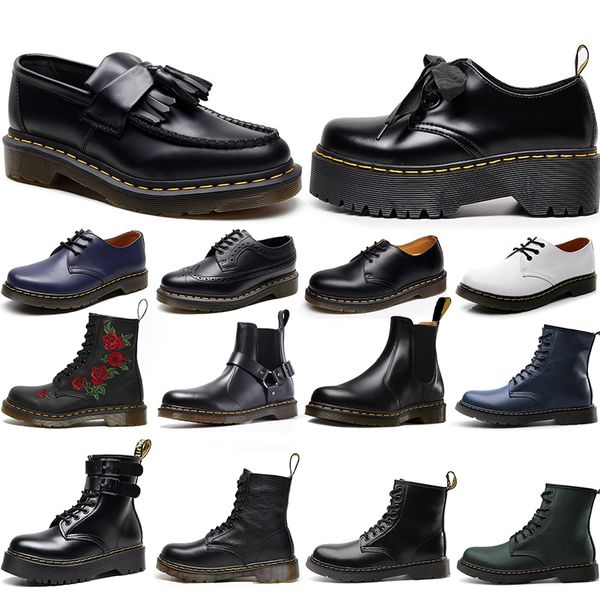 Stivali dr martins stivali doc martin designer boot martens uomo donna sneakers di lusso triple nero bianco moda classico stivaletti corti alla caviglia inverno neve all'aperto caldo