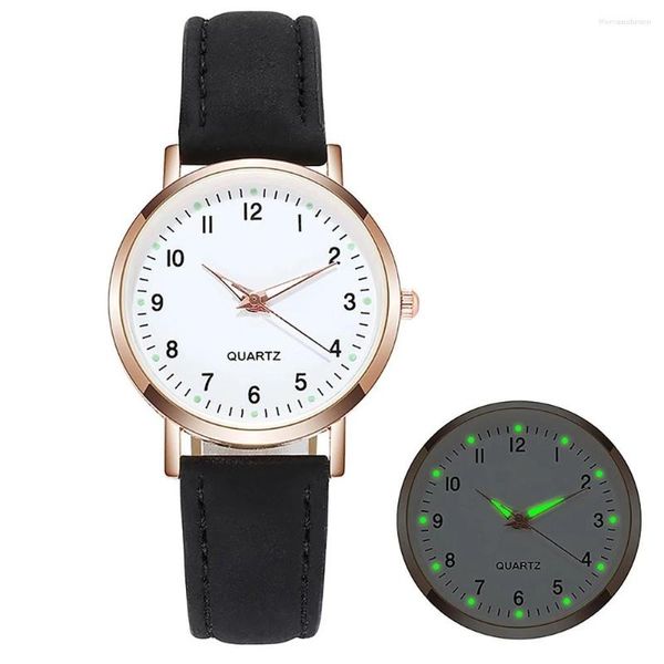 Relógios de pulso Sdotter Relógios de luxo para mulheres diamante-cravejado luminoso retro feminino relógio senhoras cinto de volta luz quartzo montre f