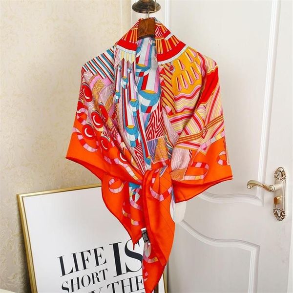Шарфы, шелковый кашемировый шарф для женщин, бренд 2021, Ханчжоу, шали и накидки, женский платок с принтом Echarpe279i