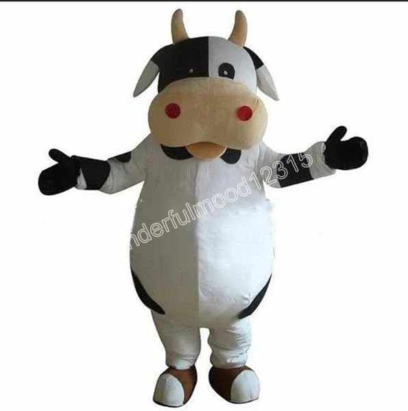 2024 gado leiteiro vaca mascote trajes carnaval halloween presentes unisex adultos fantasia jogos roupa férias ao ar livre publicidade outfit terno