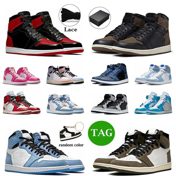 Jumpman 1 Low Donna Uomo 1s Scarpe da basket Atletico Nero Phantom Reverse Mocha Panda Rosa Skyline Royal Blue Panda Mids Grandi Scarpe da uomo Scarpe da ginnastica Scarpe da ginnastica per giovani