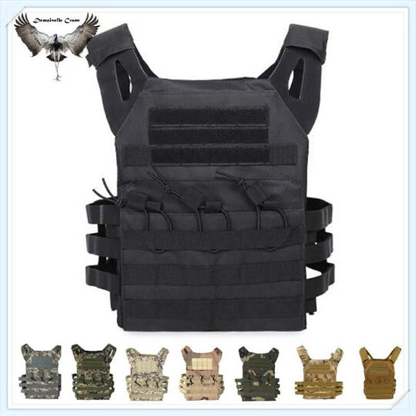 Coletes masculinos G Sky Funcional Armadura Tática JPC Molle Placa Transportadora Colete Ao Ar Livre CS Jogo Paintball Equipamento Militar 213V