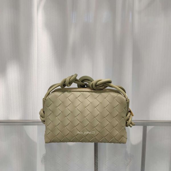 Корейская тканая сумка Botteega с петлями, портативная мини-квадратная сумка Venetas Cloud Bvbag Eather 2023, маленькая сумка для женщин, большая сумка, модные сумки, кошелек, женская сумка через плечо 3pfb