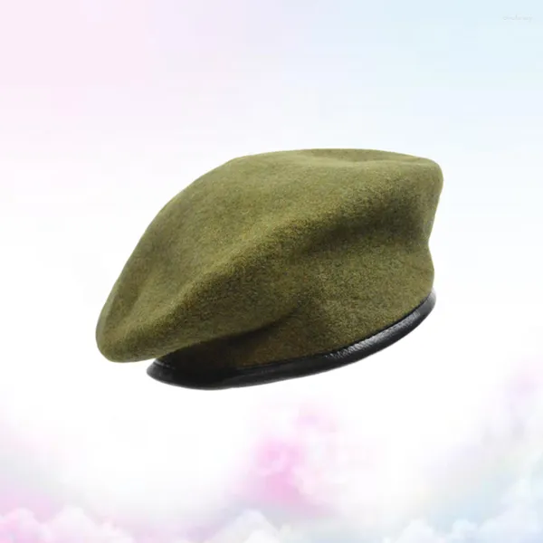 Berets Para Hombres Herren Baskenmütze, klassische Damenmütze, Unisex, Flachs