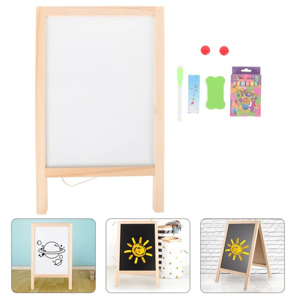 Blackboards Placa de Escrita Apagável Reutilizável Resposta Mini Desenho Branco Crianças Portátil Whiteboard Pad Crianças Blackboard Pequeno Giz 231009