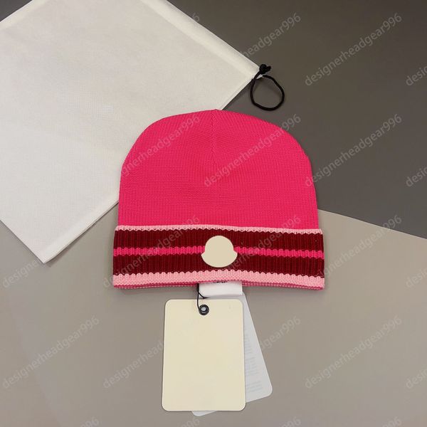 Berretto di design Berretto da donna invernale da uomo Cappello Monclair casual lavorato a maglia cappelli Cappello di lana caldo morbido Vari colori e stili tra cui scegliere berretto