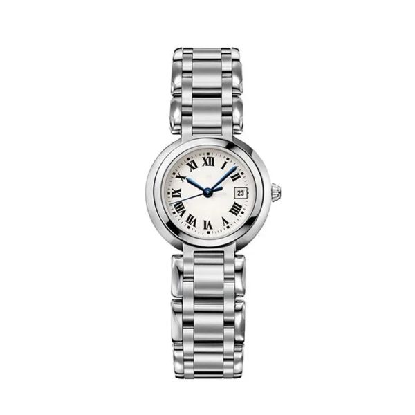 U1 Relógio feminino da moda AAA de alta qualidade Diamante quartzo temperamento simples, tempo de viagem preciso, pulseira de aço fino literal romano tamanho 30 mm Relógio de pulso Montre De Luxe A5