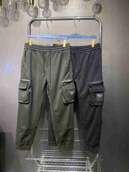 Мужские брюки дизайнерские новые стильные осенне-зимние мужские брюки высокого качества с несколькими карманами в стиле пэчворк-карго люксового бренда XQD7