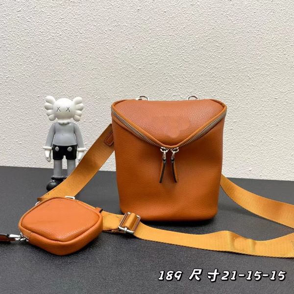 Neue Umhängetasche 3-in-1 Vollleder geometrische Tasche handgemachte einzigartige Theke Handytasche Umhängetasche vielseitige Tasche Designertasche Modetasche 1BH189