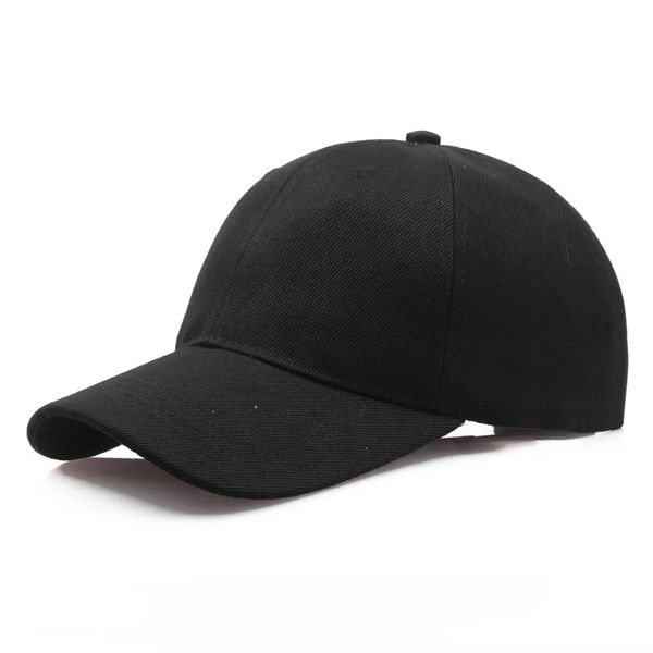 Cappelli da esterno Berretto nero Berretto da baseball tinta unita Berretti Casquette Cappelli aderenti Casual Gorras Cappelli Hip Hop Papà per uomo Donna Unisex 231007