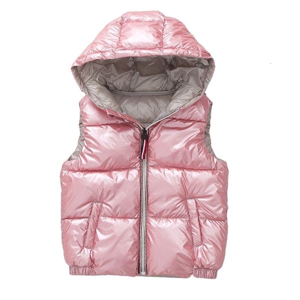 Weste Kind Kinder Oberbekleidung Winter Mäntel Kinder Kleidung Warme Mit Kapuze Baumwolle Baby Jungen Mädchen Weste Für Alter 3 11 jahre Alt 231007