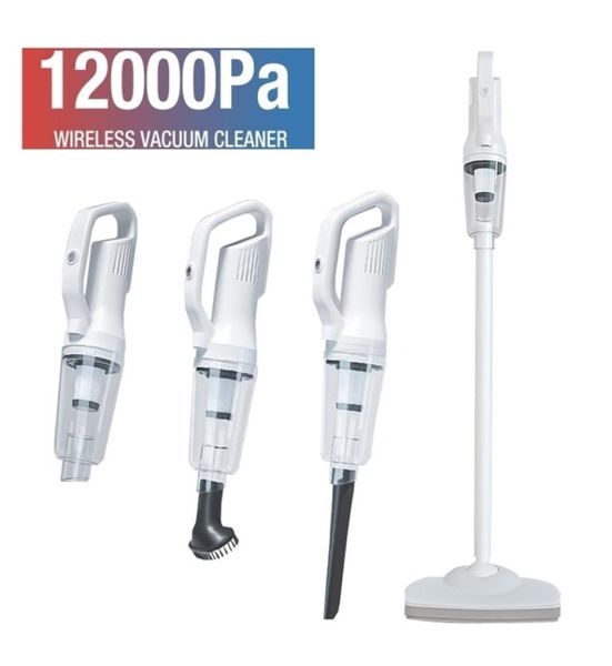 Robot elettronici Aspirapolvere aspirante 12000Pa Cordless USB Ricaricabile Aspirapolvere portatile Mop Collettore di polveri Aspirat7450010