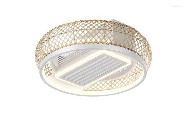 Plafoniere con telecomando Ventilatore a basso profilo senza lama LED dimmerabile a 6 velocità da incasso