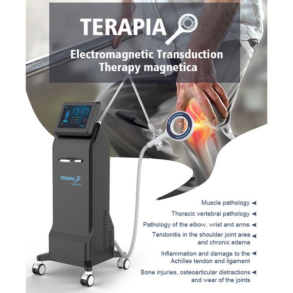 Máquina extracorpórea de terapia de transdução magnética para braços de cotovelo, alívio da dor no pulso, tratamento osteoarticular, reabilitação corporal, máquina EMTT