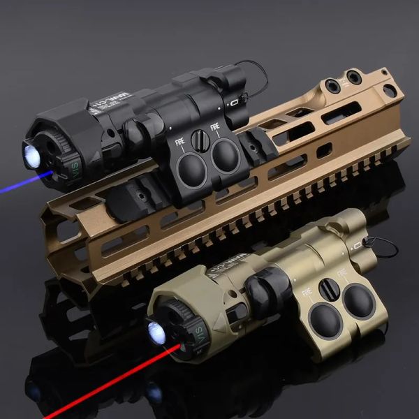 Mawl C1 Puntatore laser tattico in metallo rosso verde CNC MAWL-C1 Puntamento laser IR Illuminazione IR a infrarossi Torcia elettrica Fucile Airsoft Luce