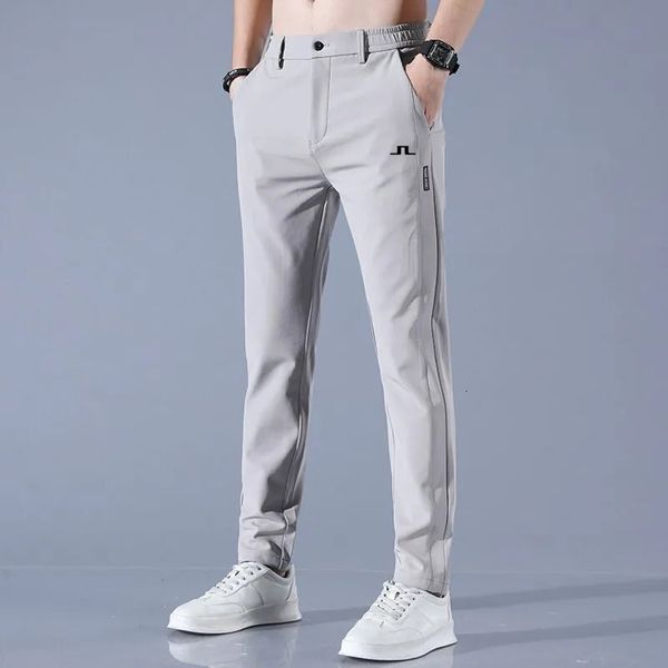 Pantaloni da uomo Golf 2023 Estate Uomo Elasticità di alta qualità Moda Pantaloni casual Traspirante J Lindeberg Wear 231009