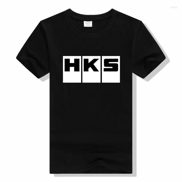 Homens camisetas Mens T-shirt Euro Tamanho Tops Limited HKS Power e Sportser Performance Turbo Logo Unisex Tee-shirt188G