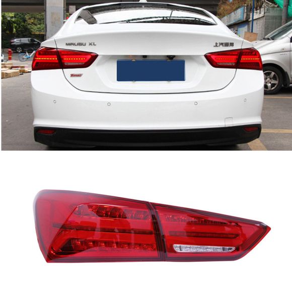 Luci posteriori per auto per Malibu XL Fanale posteriore 20 16-20 21 Retrofit Audi A6L stile Streaming Indicatori di direzione Fanali posteriori a LED