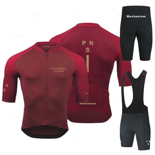 Maglia da ciclismo Set Pns Estate Gioventù Manica corta Set Traspirante MTB Abbigliamento da bici Maillot Ropa Ciclismo Kit uniforme 231009