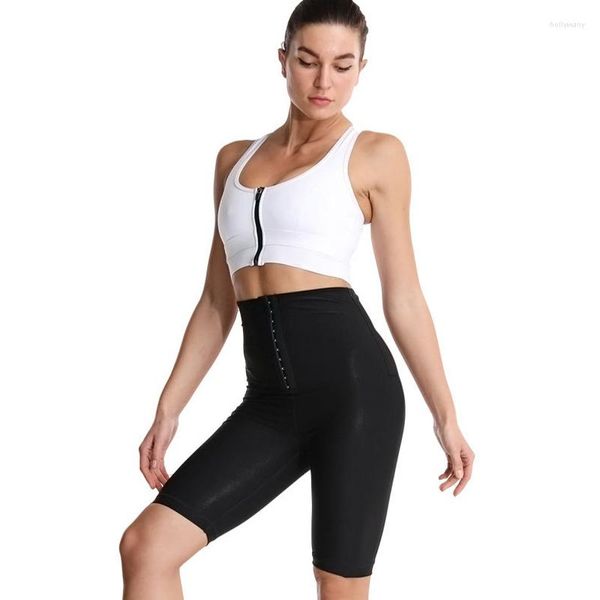 Damen-Shaper, hohe Taille, schlankere Strumpfhosen, lange Schlankheitshosen, Gewichtsverlust, Thermo-Schwitzen, Sauna, Neopren, Workout-Body