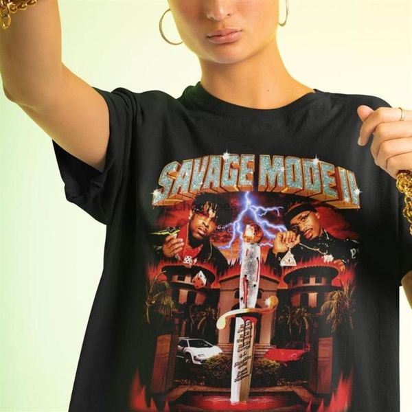 Magliette da uomo Maglietta SAVAGE 21 T-shirt TeeAbbigliamento da uomo di alta qualità da uomo266l