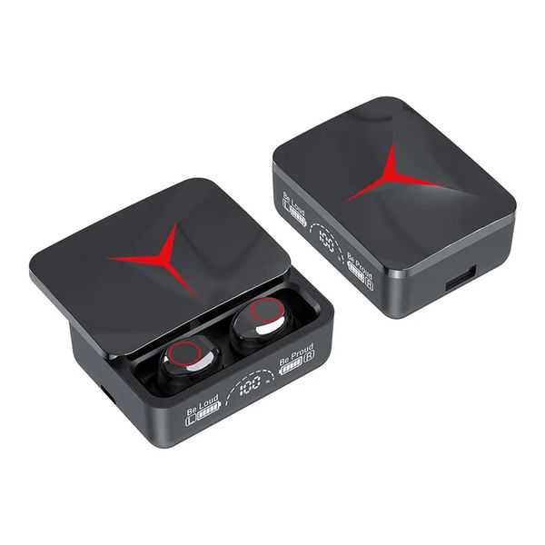 Le più recenti cuffie da gioco per auricolari Bluetooth con microfono Bass Audio Stereo Hifi Tws True M90 Auricolari wireless