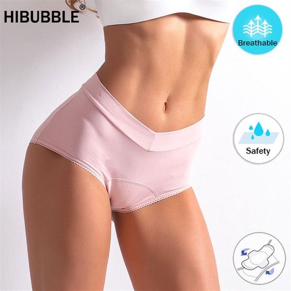 L-5XL Intimo Donna Mutandine mestruali a prova di perdite Mutandine fisiologiche antibatteriche in cotone Slip a vita alta Lingerie244x