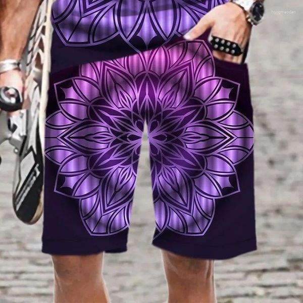 Pantaloncini da uomo Costume da bagno Harajuku Uomo comodo Abbigliamento da uomo Uomo Casual Divertente Modello estivo Elastico in vita Spiaggia Cool