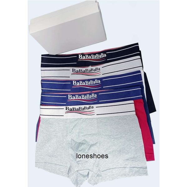 5A Mutande firmate da uomo bur boxer Pantaloncini in cotone organico Spiaggia Intimo da nuoto Allungato Sport Moda