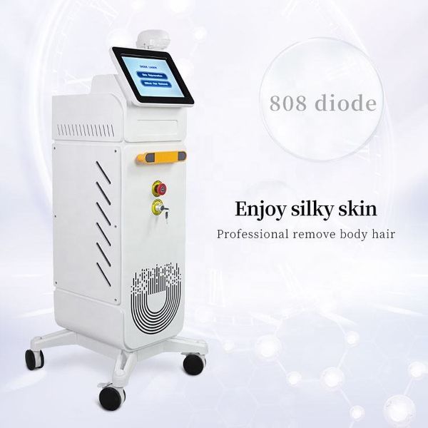 HEIßER VERKAUF Permanent Laser 1200w 10Bars 808nm Schmerzlos Epilierer High Power 808nm Diode Laser Haut Verjüngung Haar entfernung Maschine