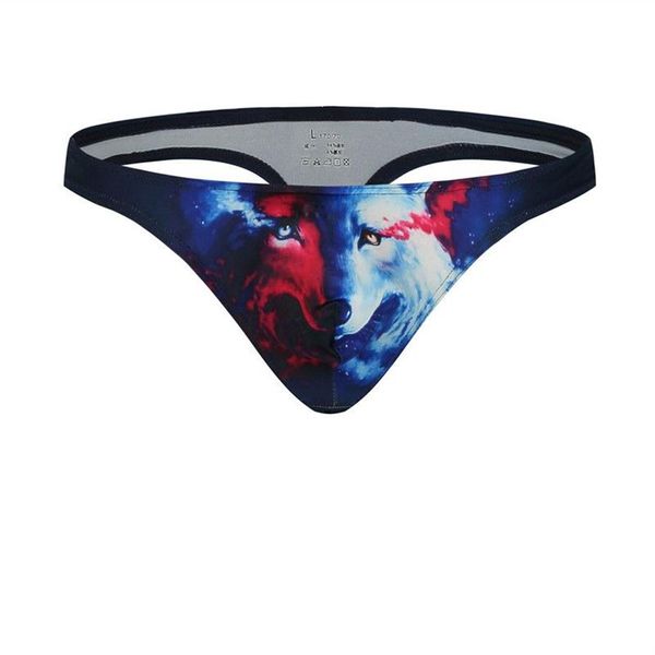 Adam Sexy Intimes Kılavuzları Usta Panties Moda Panties Lingerie Hayvan Kartal Baykuş Leopar Baskı Bikini U Dışbükey G304F için Kısa Çığırya