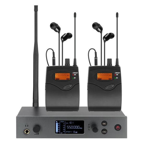 Amplificatori IEMG4 uhf sistema di monitoraggio wireless in-ear palco a canale singolo performance per cantanti professionali dj 231007