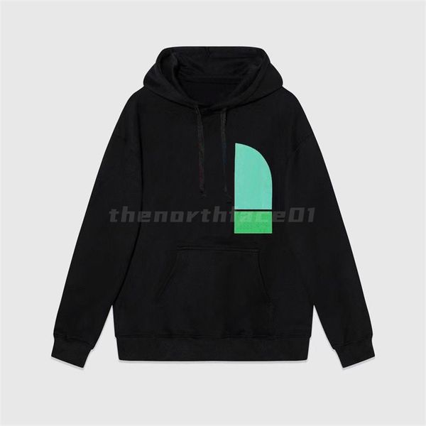 Tasarımcı Erkek Hoodie Geometrik Baskı Uzun Kollu Kazak Sonbahar Moda Marka Kroper Kadınlar Üstü Kırışın Siyah Beyaz