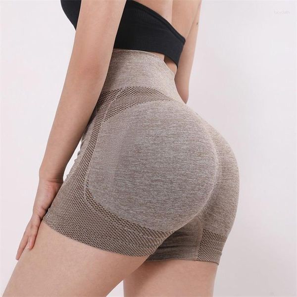 Body modellante da donna Body sportivo traspirante senza tracce Pantaloni da yoga per il sollevamento dei fianchi a vita alta ad asciugatura rapida Leggings per il controllo della pancia